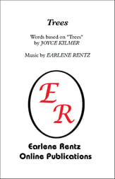 Trees SSA choral sheet music cover